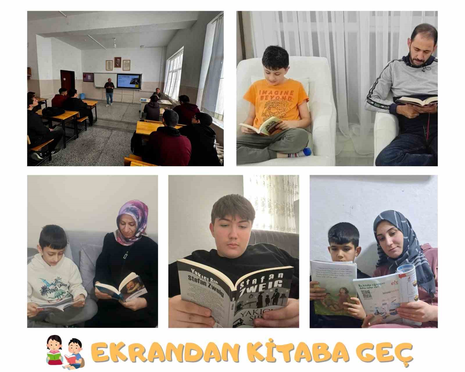 ‘Ekrandan kitaba geç’ projesi başladı