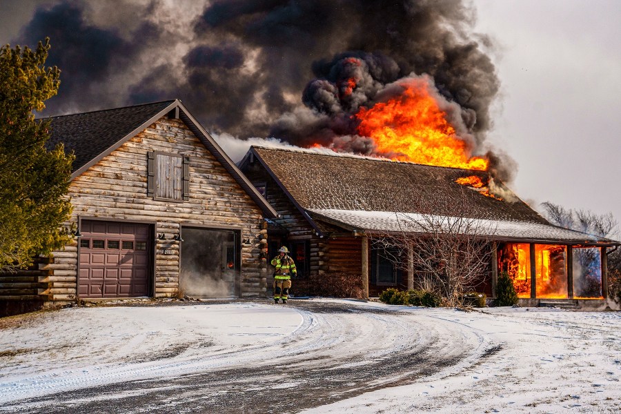 Two dogs die in fire at Skaneateles firefighter’s family home