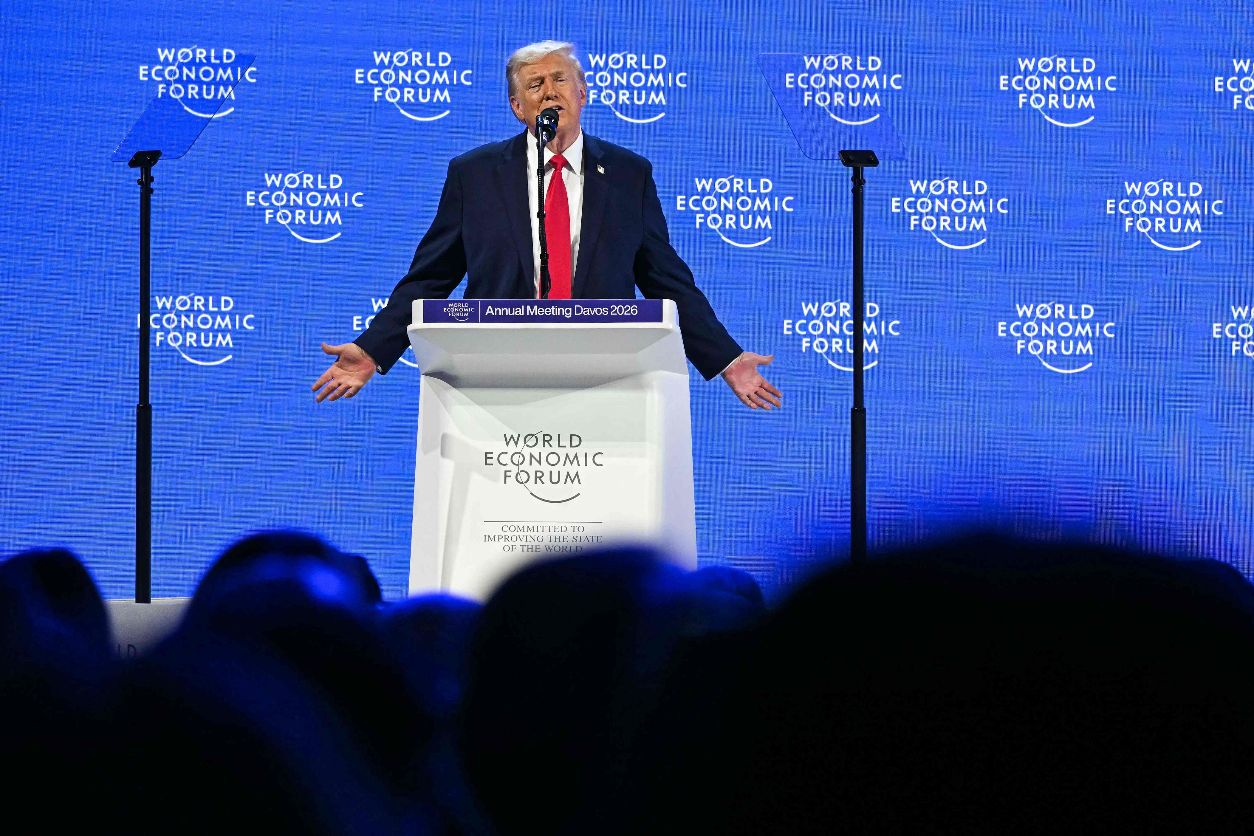 Hamas will be 'blown away' if it does not disarm, Trump tells Davos