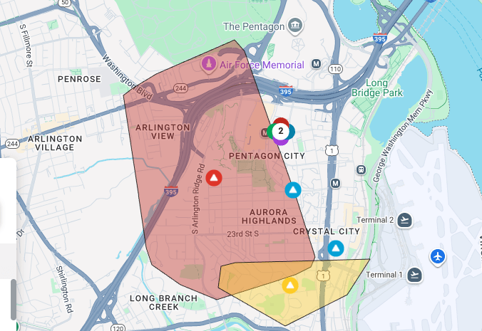 Power restored to thousands of customers after outage near Pentagon City