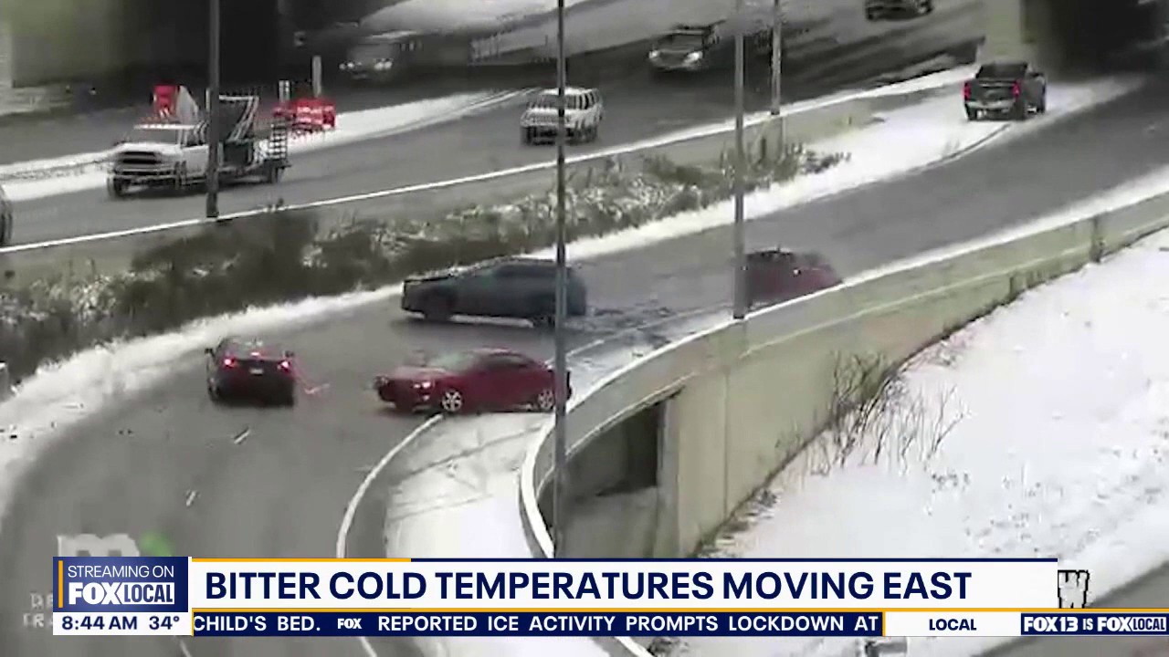Bitter cold temperatures, dangerous driving conditions in Northeast US