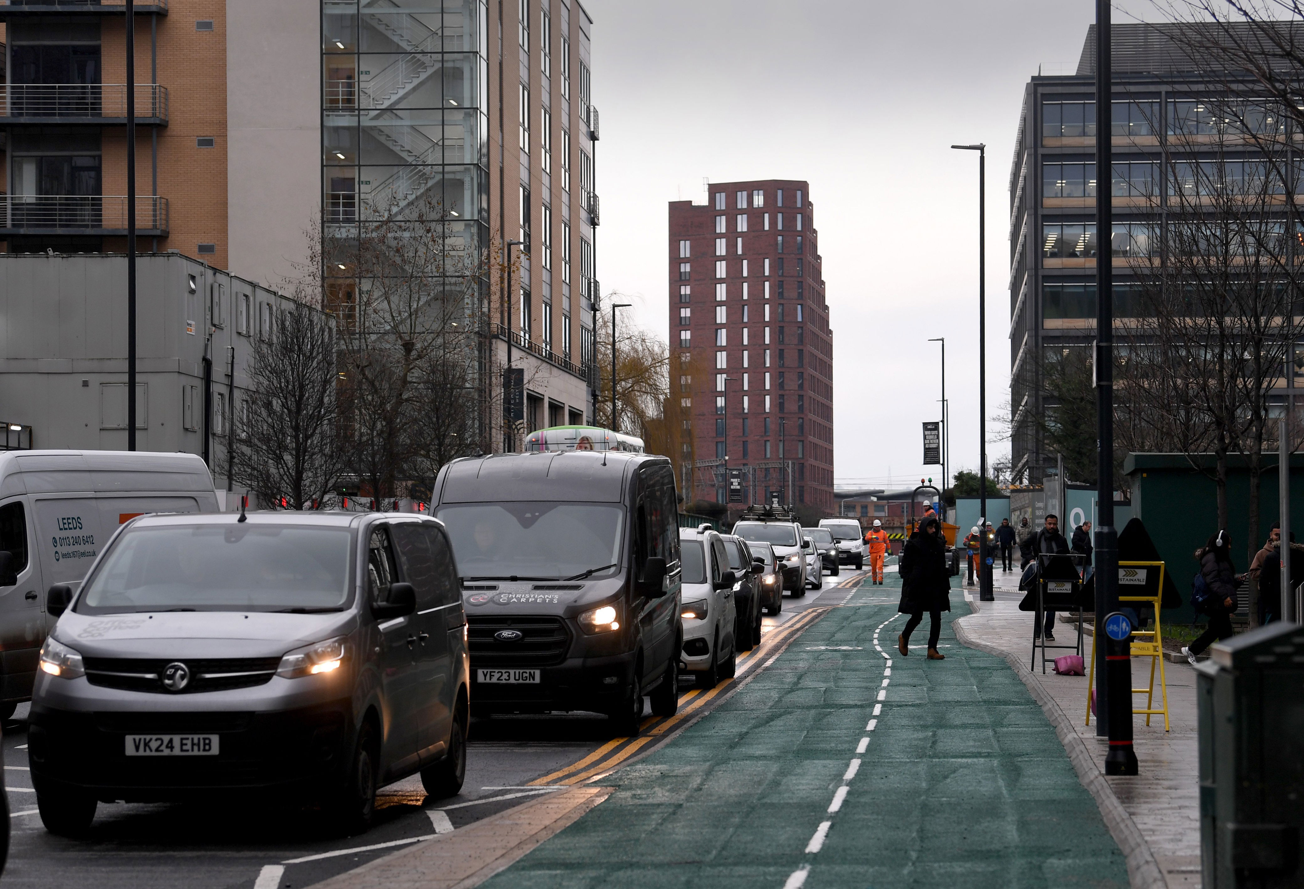 Layout of Whitehall Road cycle lanes revised after criticism over ...