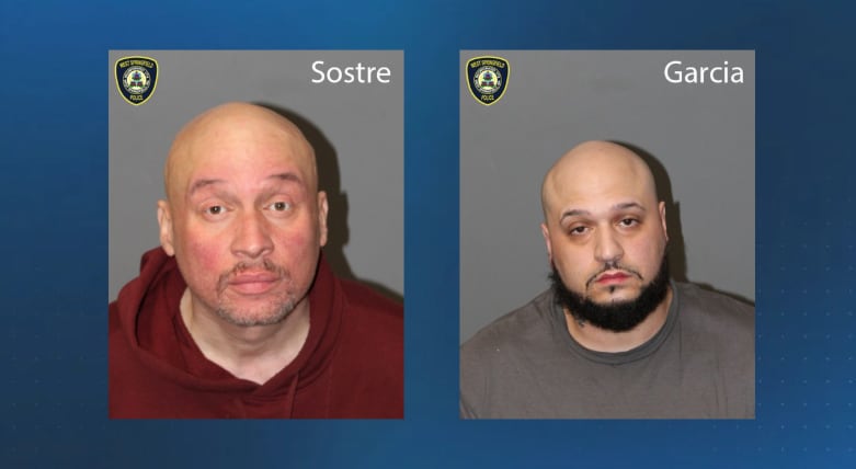 Police arrest two following armed bank robbery in West Springfield