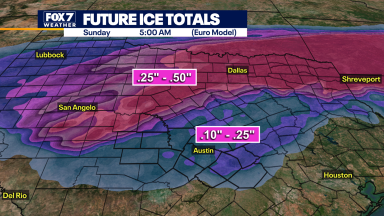 Austin weather: Winter storm watch issued as Arctic blast set to arrive