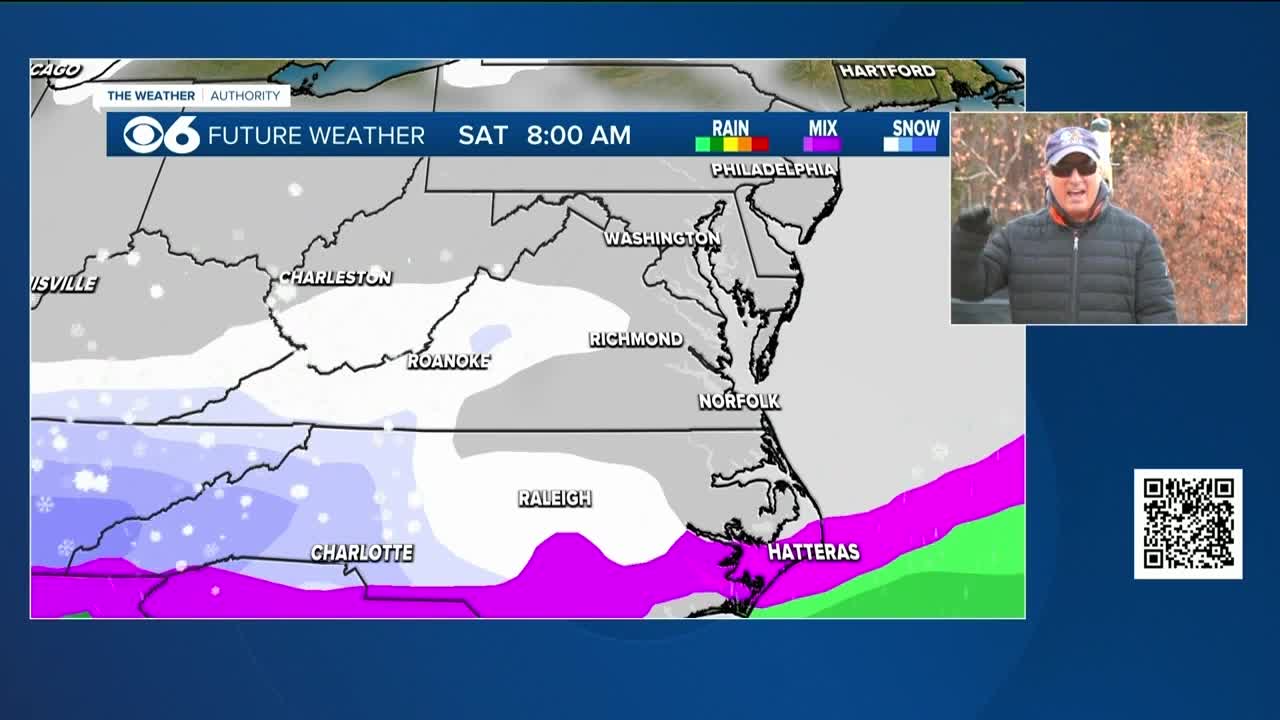 Tom talks timing as winter storm approaches Virginia