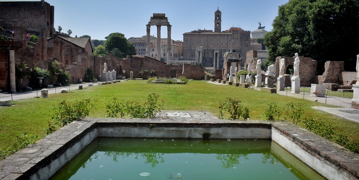 Workers were digging up a junkyard—and discovered two mysterious Roman ...