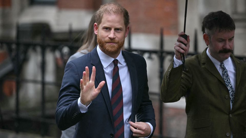 Prince Harry visibly emotional as he says Daily Mail made wife Meghan’s life a misery<br>