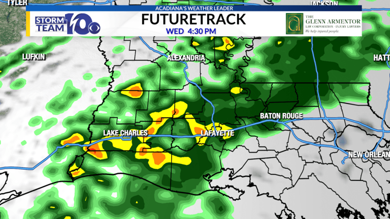 Scattered rain expected today, unsettled pattern into the weekend