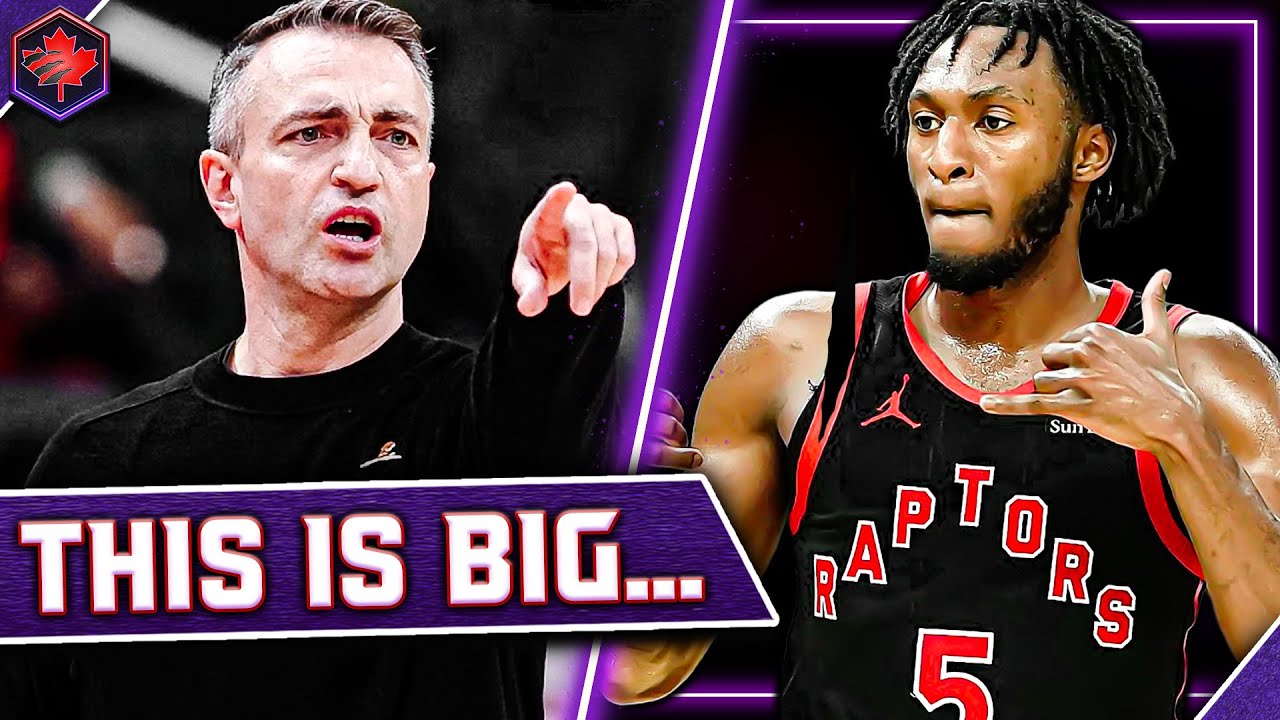 The Raptors just made a major change to Immanuel Quickley's role