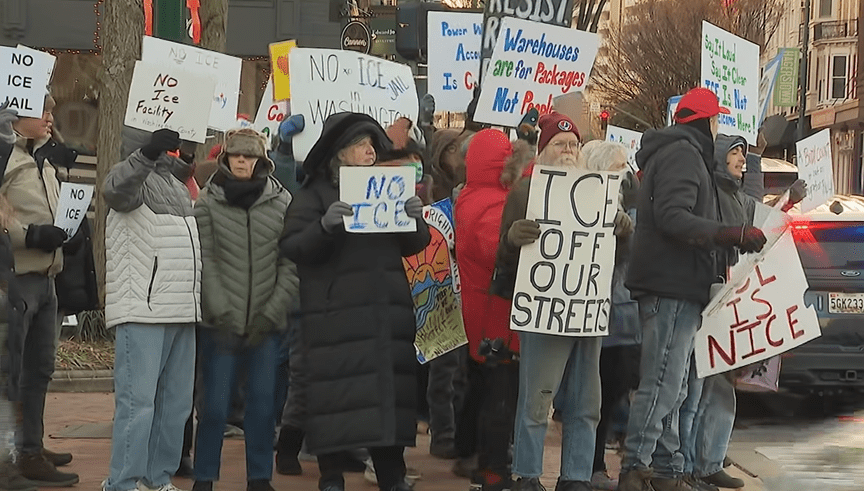 Protesters push back against plan to open ICE warehouse in Hagerstown