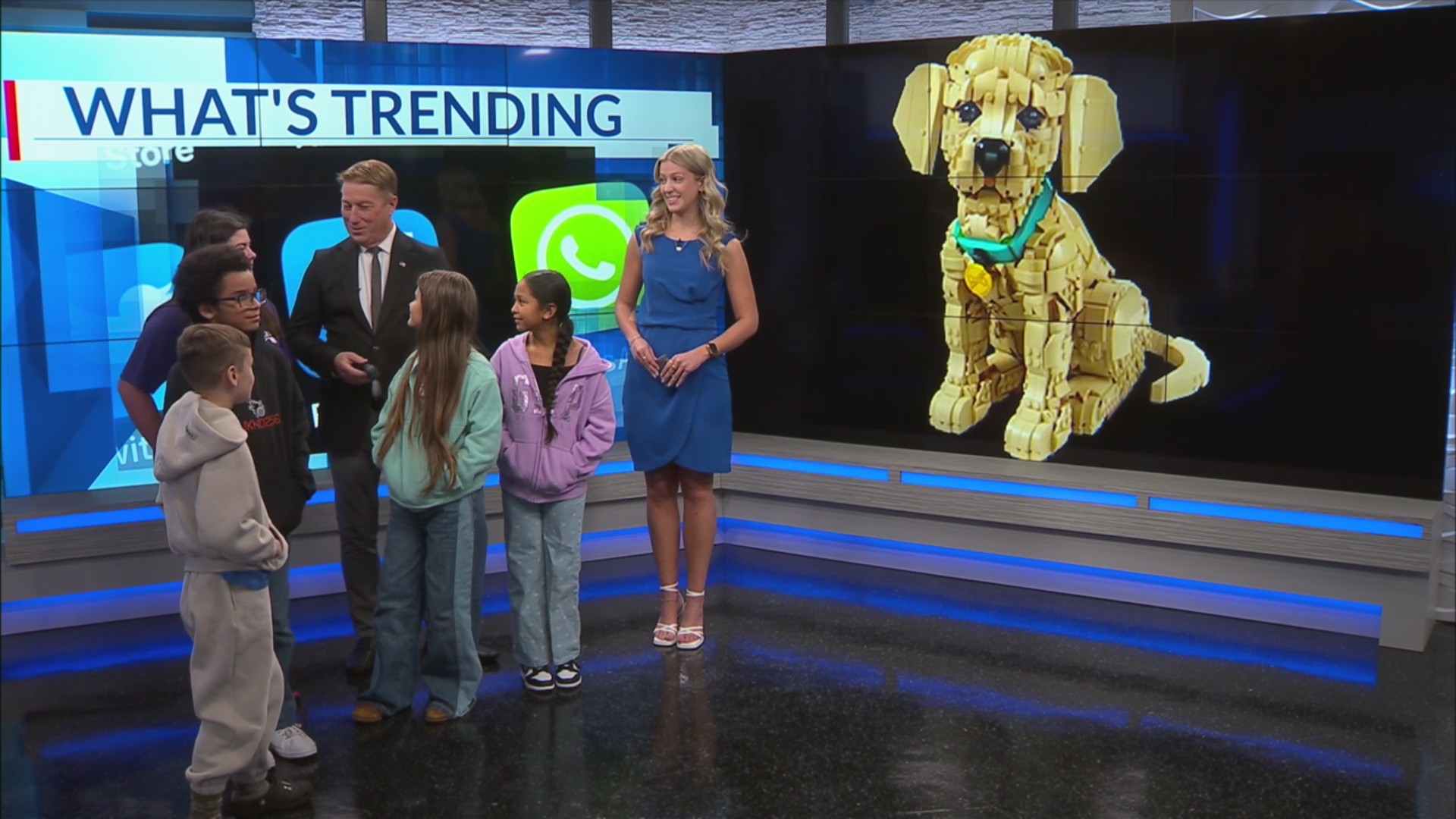 Maude Saunders Elementary students go behind the scenes at WMBB studios