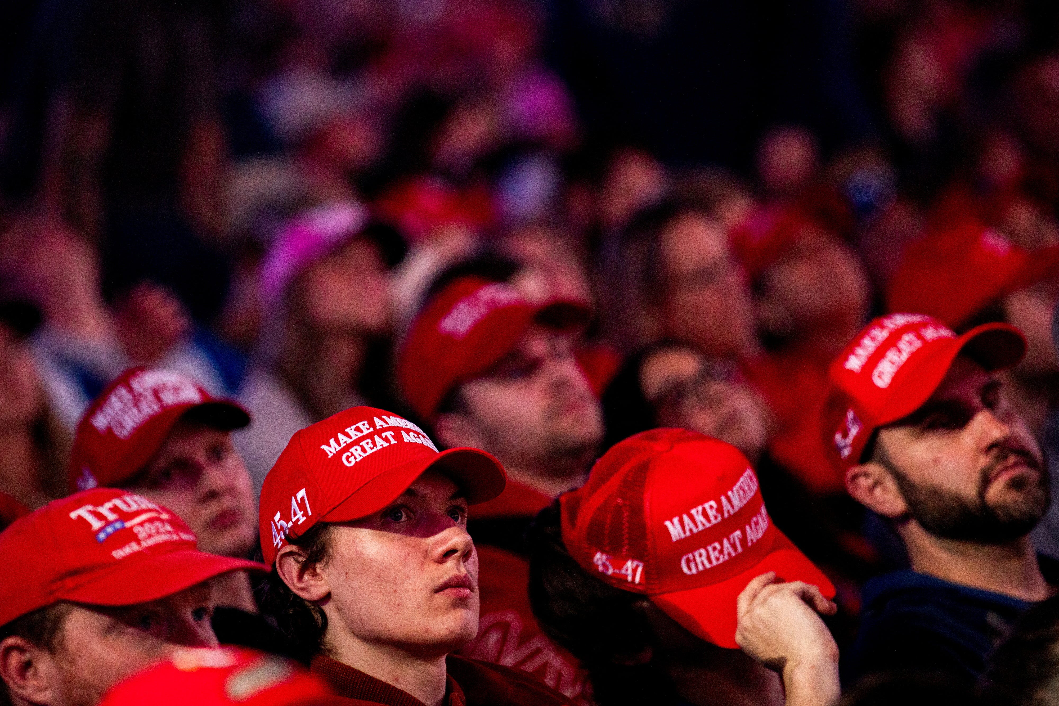 Many young Trump voters think women 'should follow' men, poll finds