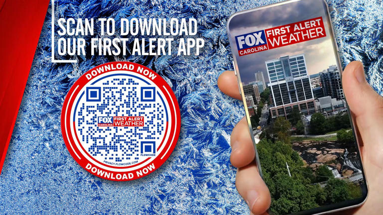 Download the FOX Carolina First Alert Weather app!