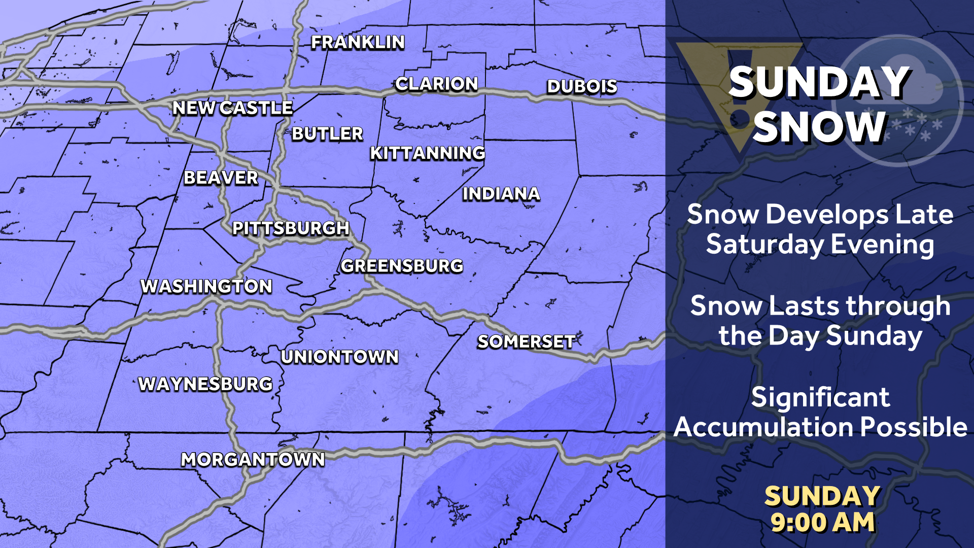 Potential snow storm Sunday for Western Pennsylvania | A look at the ...