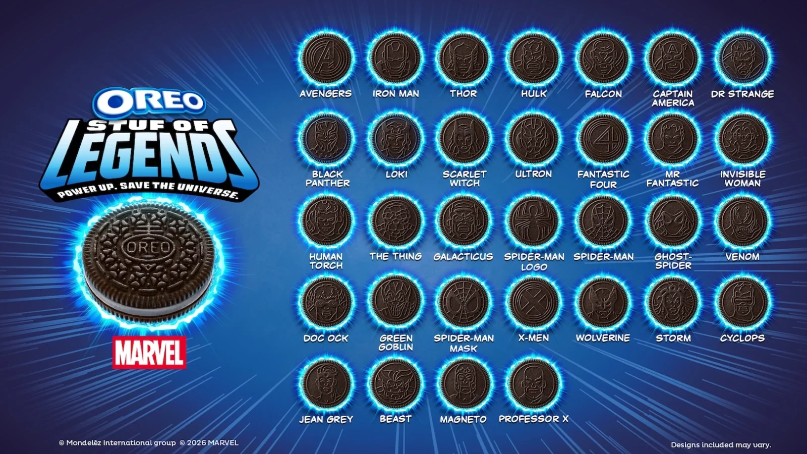 OREO and Marvel team-up for color-changing cookie