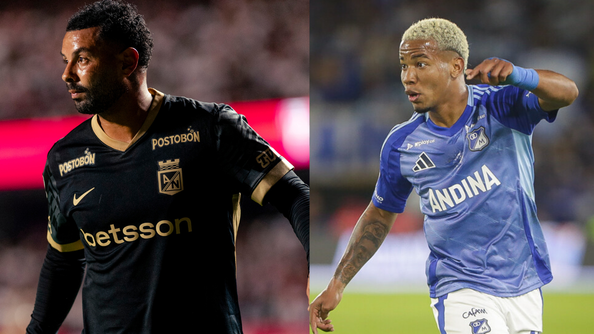 Atlético Nacional y Millonarios // Crédito: Getty Images y Colprensa.