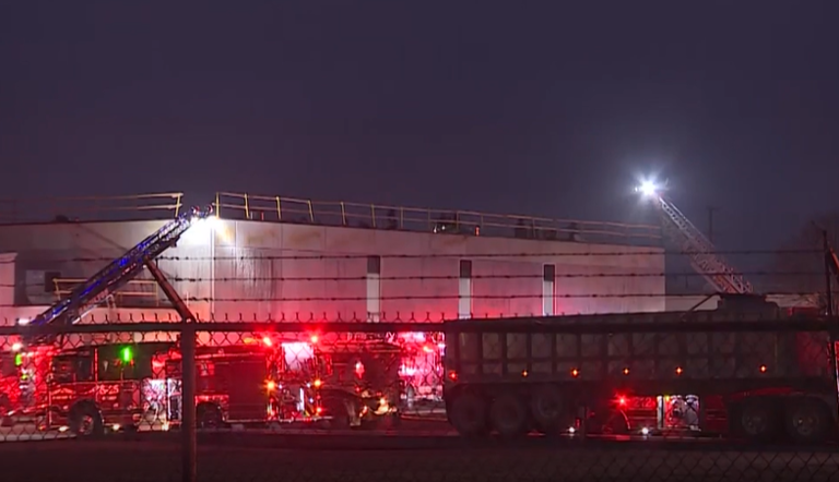 Crews respond to fire at wastewater treatment plant in Hamilton