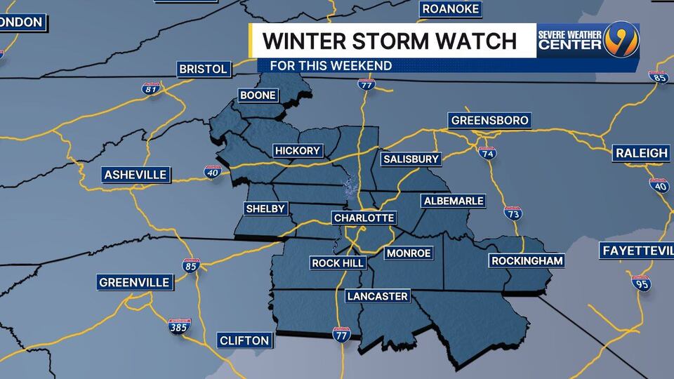 Ice threat looms for Carolinas with first major winter storm in years