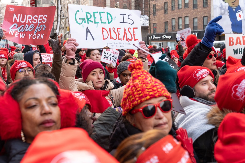 Nurses and NYC hospitals head back to bargaining table but strike rages ...