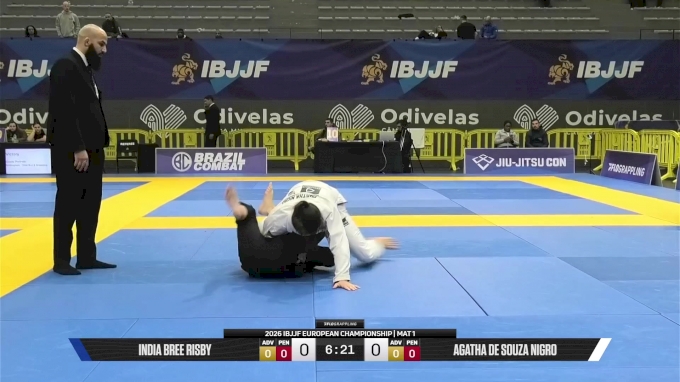 Agatha De Souza Nigro vs India Bree Risby 2026 European Jiu-Jitsu IBJJF ...