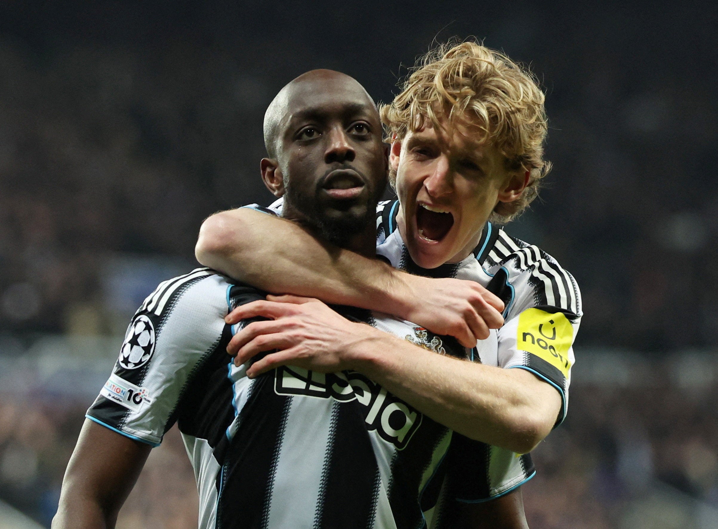 Newcastle need a big performance at holders PSG to ensure their place in the top eight (REUTERS)