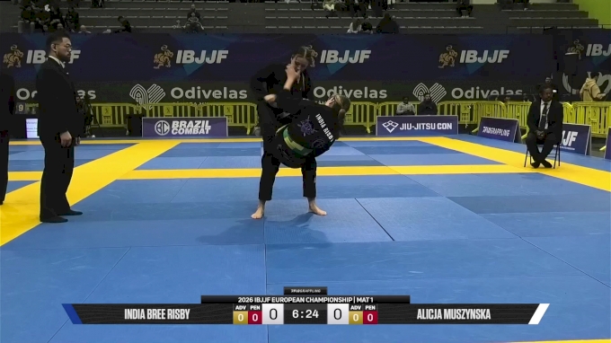Alicja Muszynska vs India Bree Risby 2026 European Jiu-Jitsu IBJJF ...