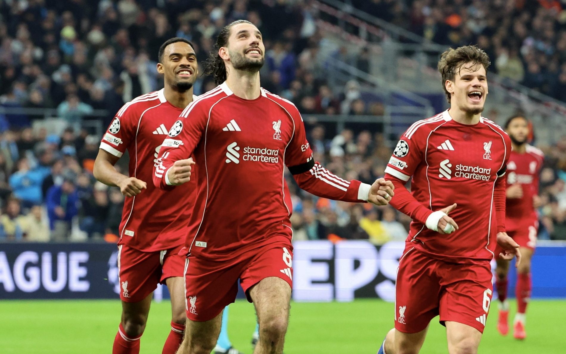 Liverpool’s 3-0 victory against Marseille was their second straight away victory in the competition - Getty Images/Xavier Laine