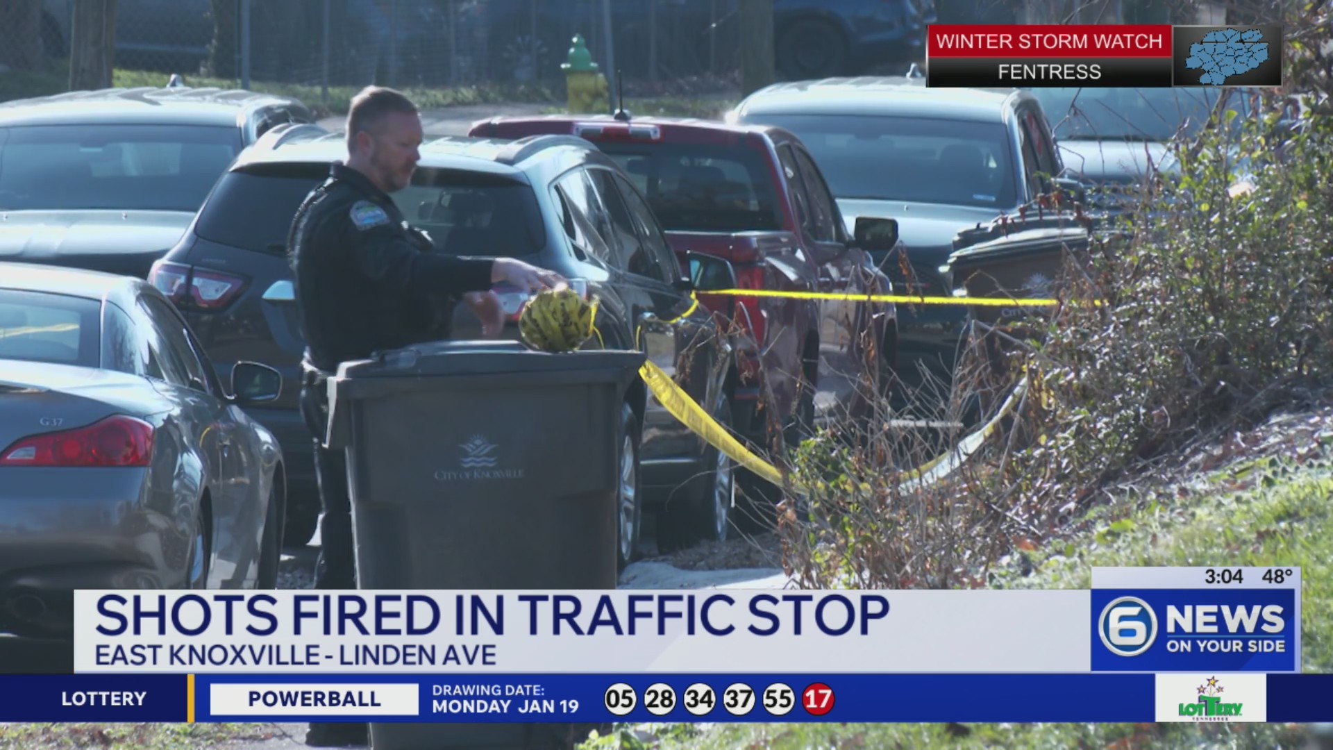 Knoxville police seek man after gun fired during traffic stop