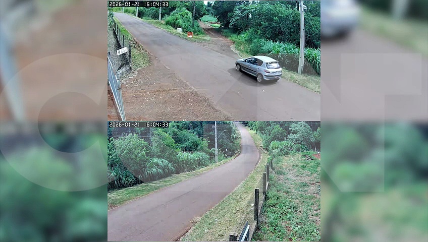 Imagens fortes: Câmera registra capotamento que terminou em morte na Estrada Alto São Salvador