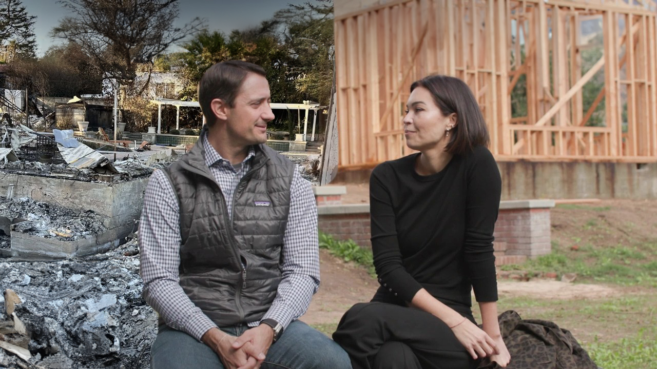 One year after the LA fires, a family rebuilds