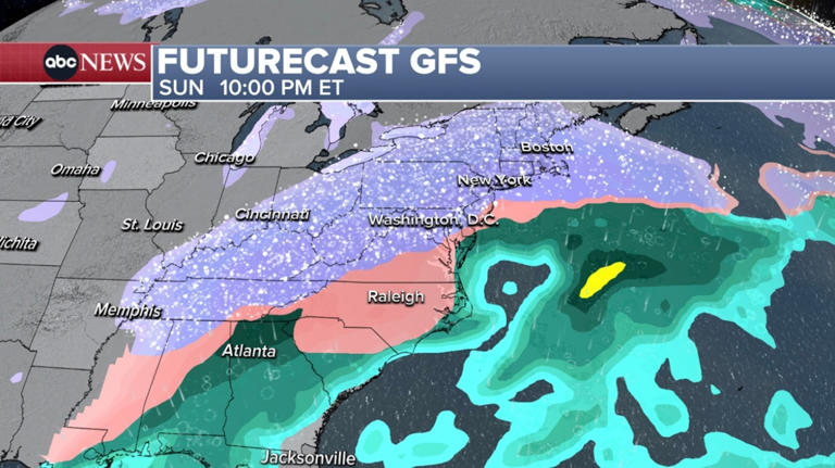 South braces for winter storm this weekend: Latest forecast