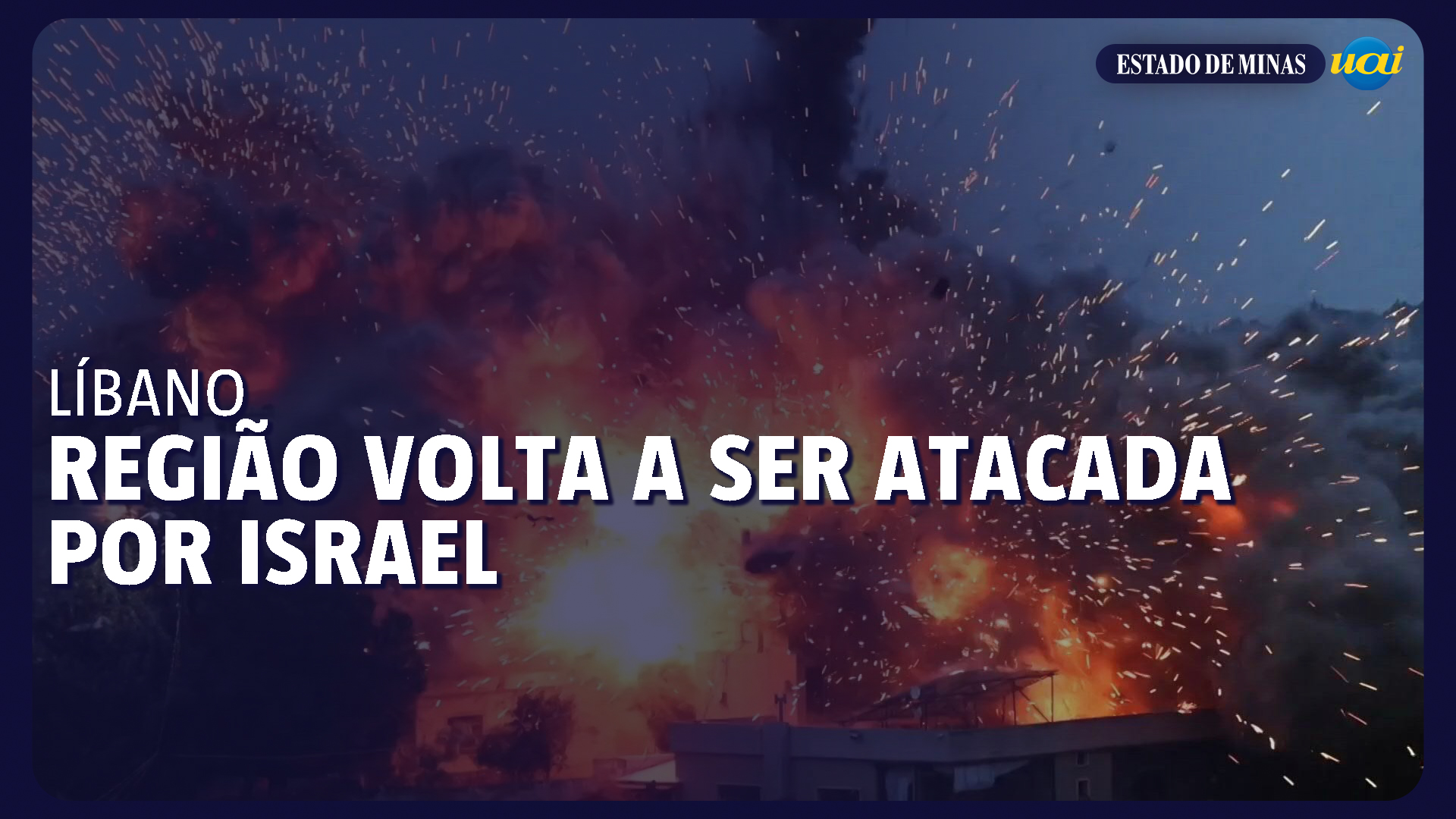 Israel volta a bombardear o sul do Líbano