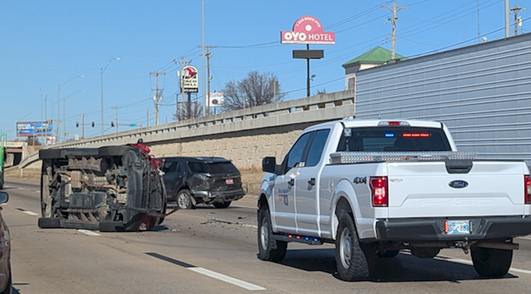Crash causes significant traffic backup on northbound I-35 in southeast OKC
