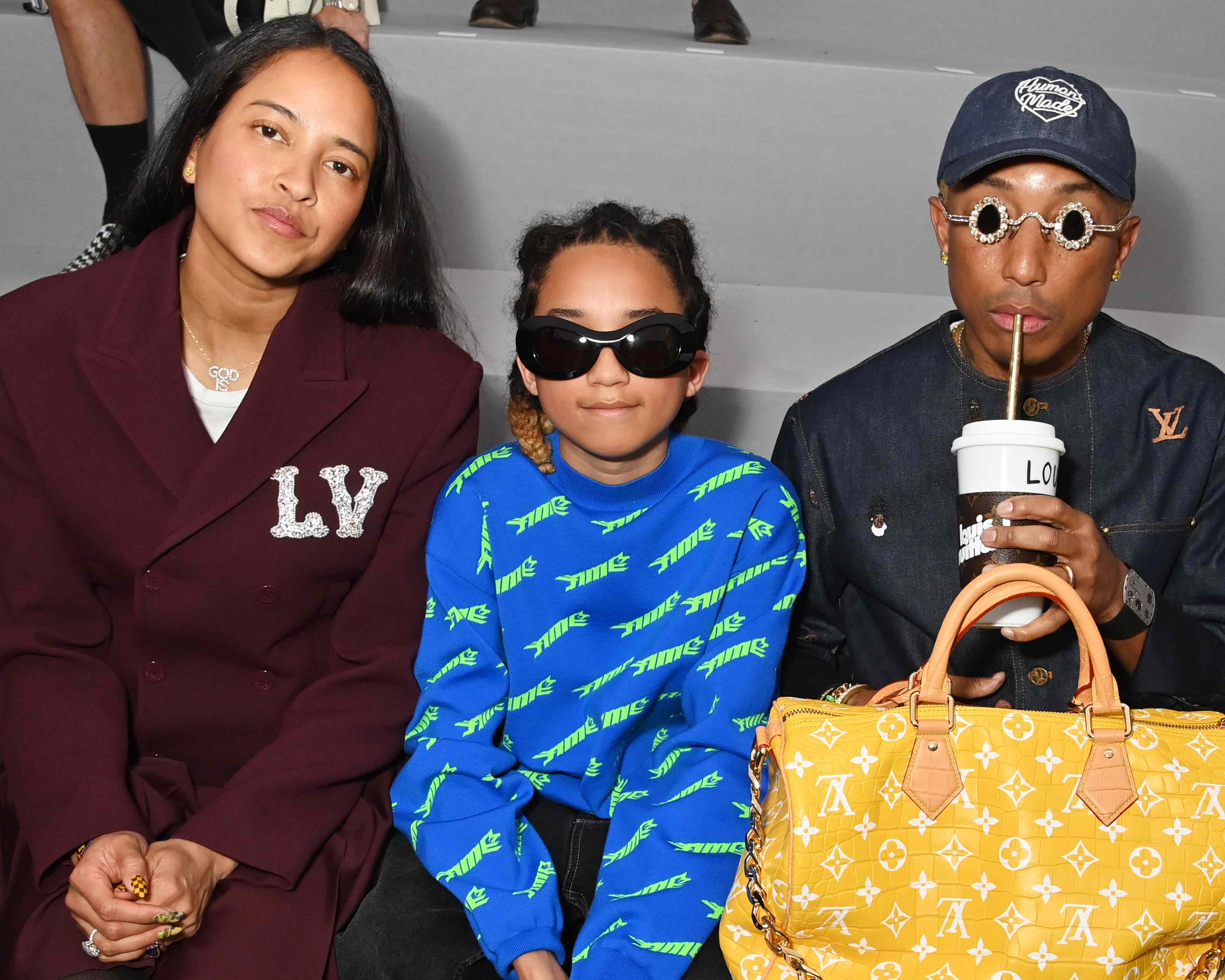 All about Pharrell Williams's 4 kids, one of whom is a regular at