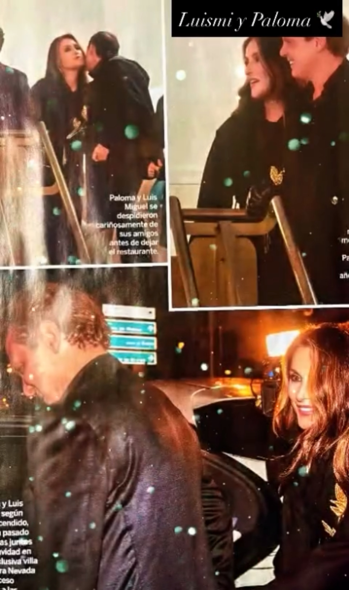 Luis Miguel y Paloma Cuevas inician el 2026 dejándose ver en un exclusivo restaurante en Madrid