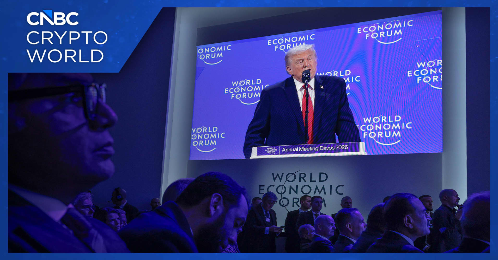 President Trump touts progress on crypto regulation at the World Economic  Forum: CNBC Crypto World | Watch