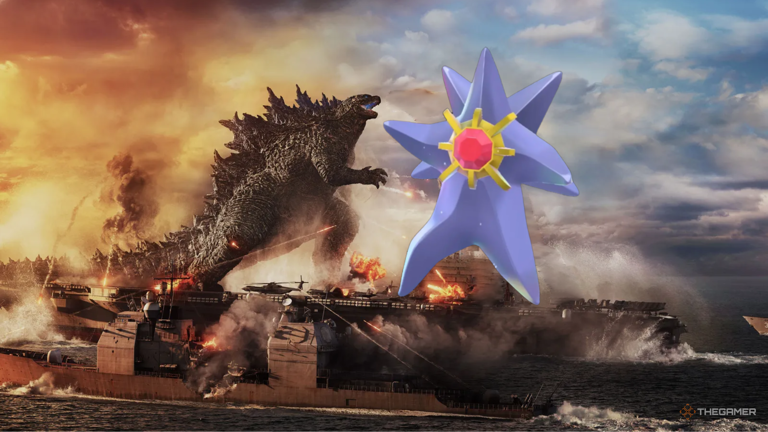Mega Starmie ex Pokemon Card Revealed, Looks Like A Godzilla Enemy