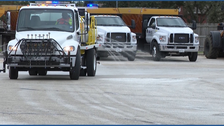 TXDOT pre-treats Abilene roads with salt brine ahead of winter weather