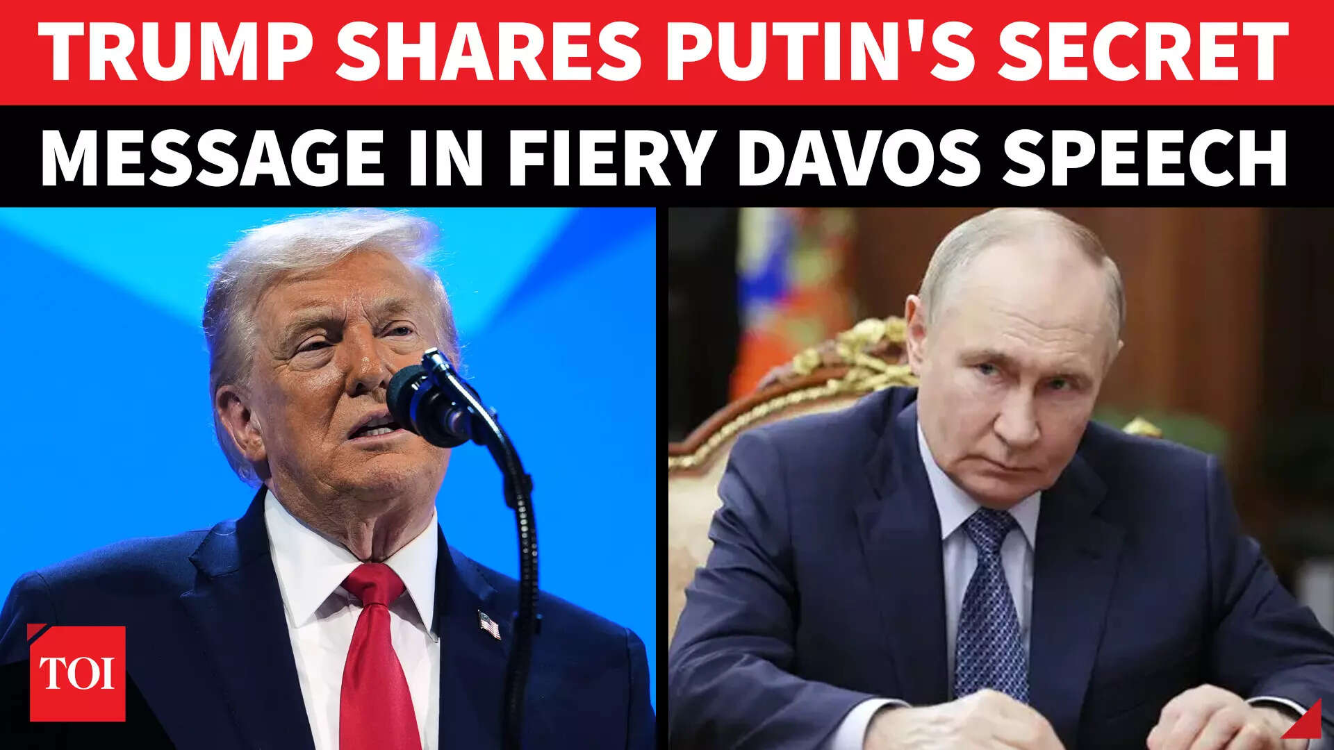 Trump reveals Putin's secret message in Greenland speech; 'I told him ...
