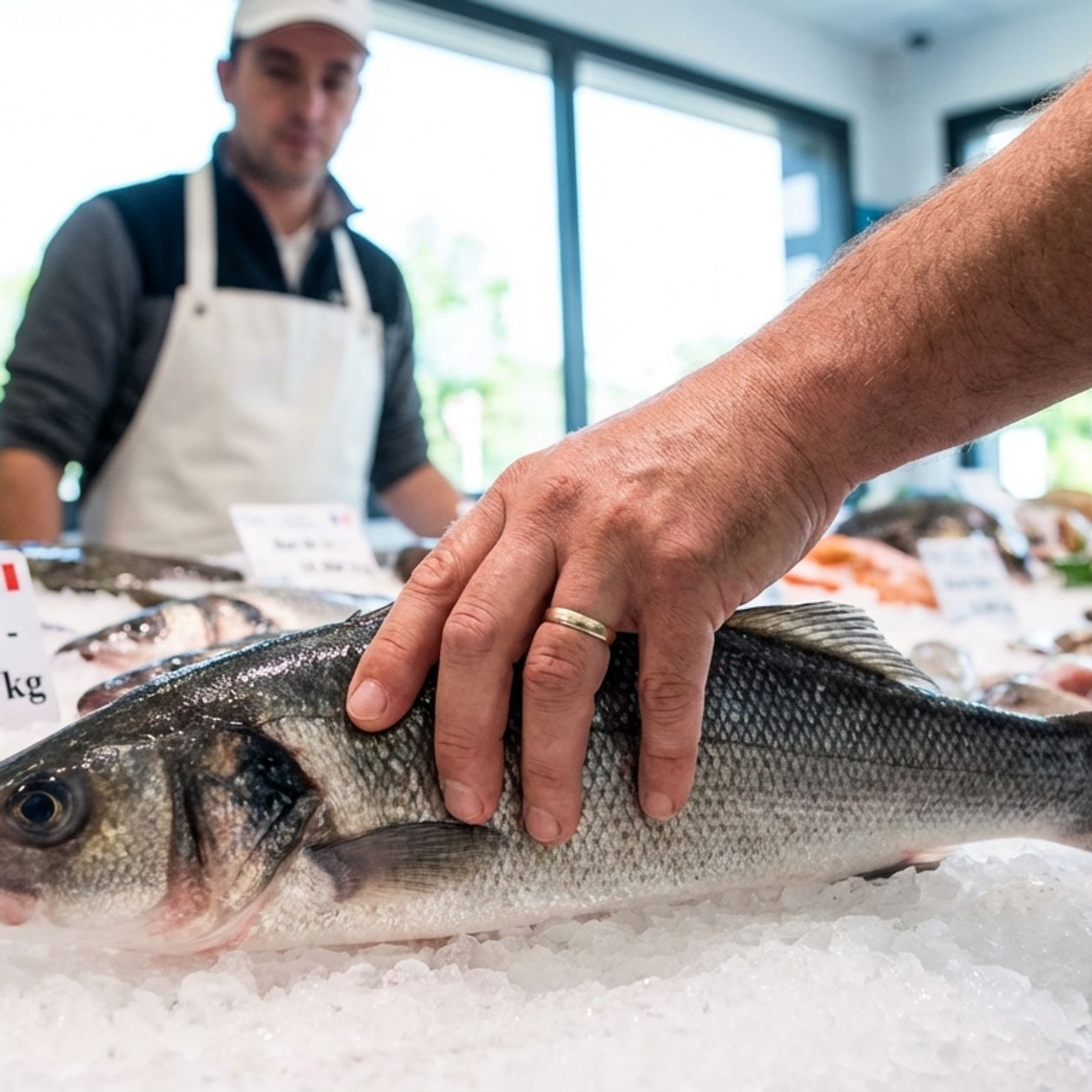 La technique du doigt le geste discret à faire au rayon poissonnerie — free download