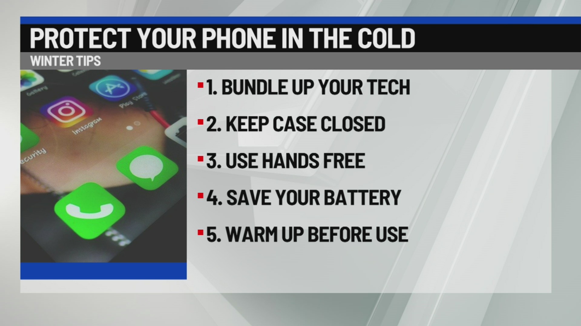 How to protect your phone in the cold