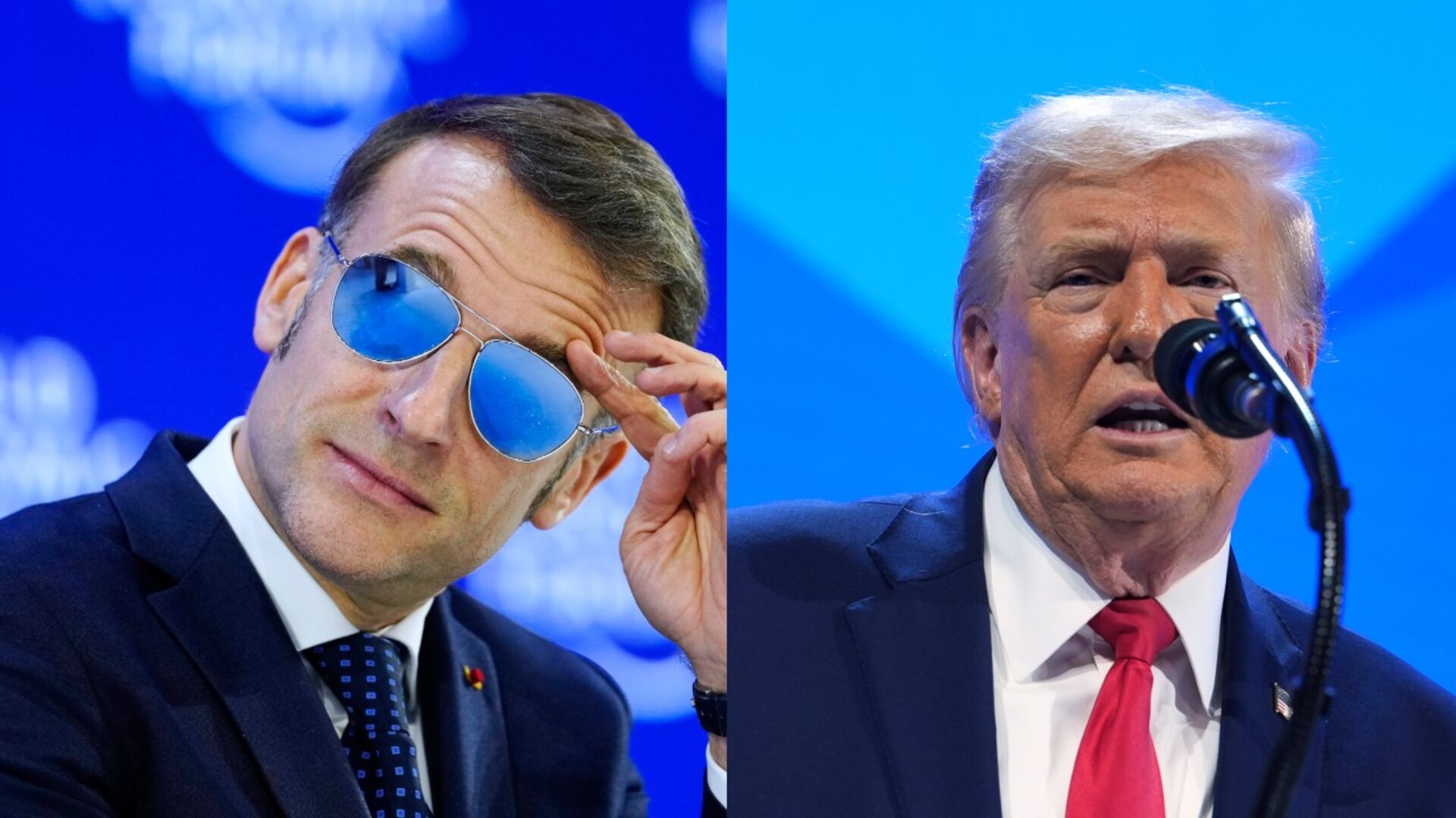 Donald Trump hilariously mocks Emmanuel Macron’s eyewear choice