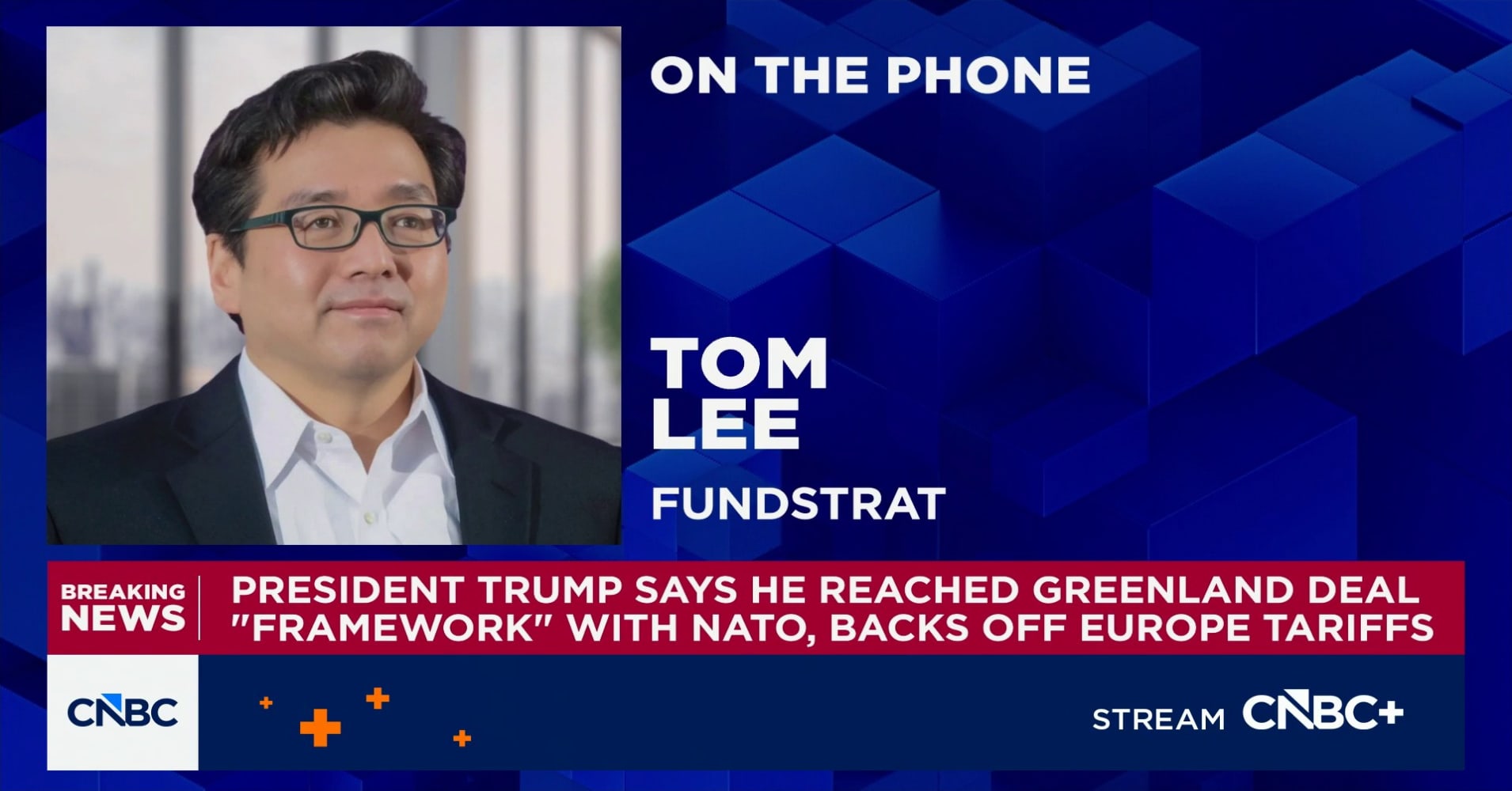 Tom Lee: Wise to buy the dip after Greenland tariff anxiety | Watch