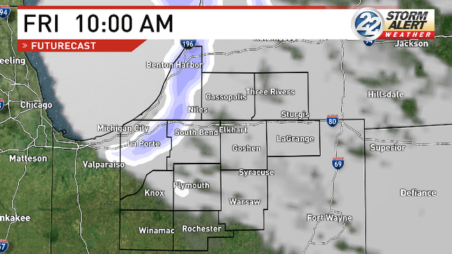 Dangerous arctic blast returns to Michiana; sub-zero wind chills, snow ...
