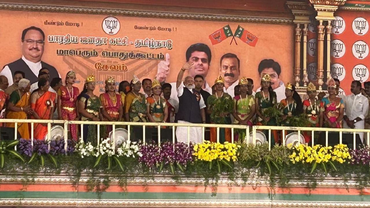 PM Modi’s Tamil Nadu visit: Tight 3-hour schedule for key NDA rally in ...