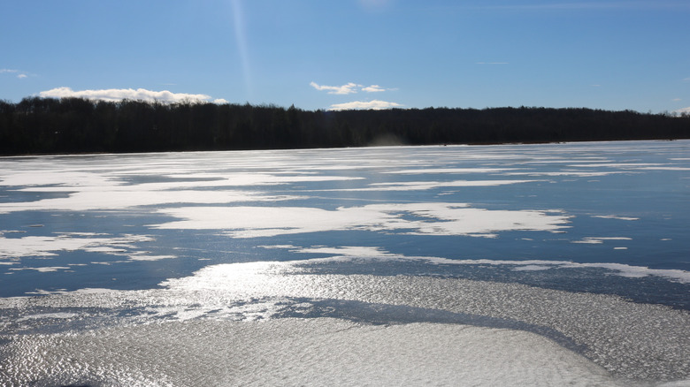 Pennsylvania's coziest winter campground has ice skating on a lake two ...
