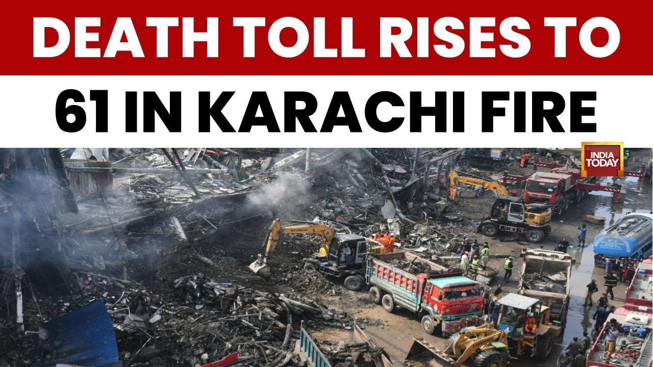 Shivani Sharma reports: Karachi Gul Plaza fire death toll rises to 61 ...