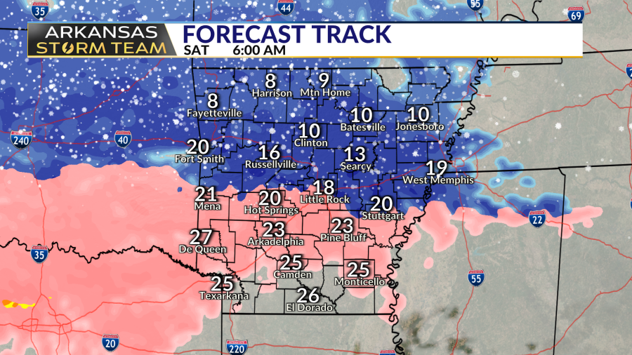 Arkansas Storm Team forecast: Dense fog advisory & winter storm watch
