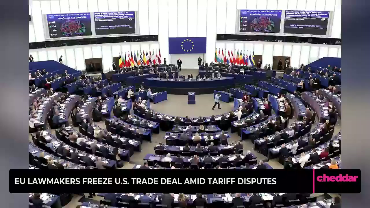 EU lawmakers freeze US trade deal amid tariff disputes