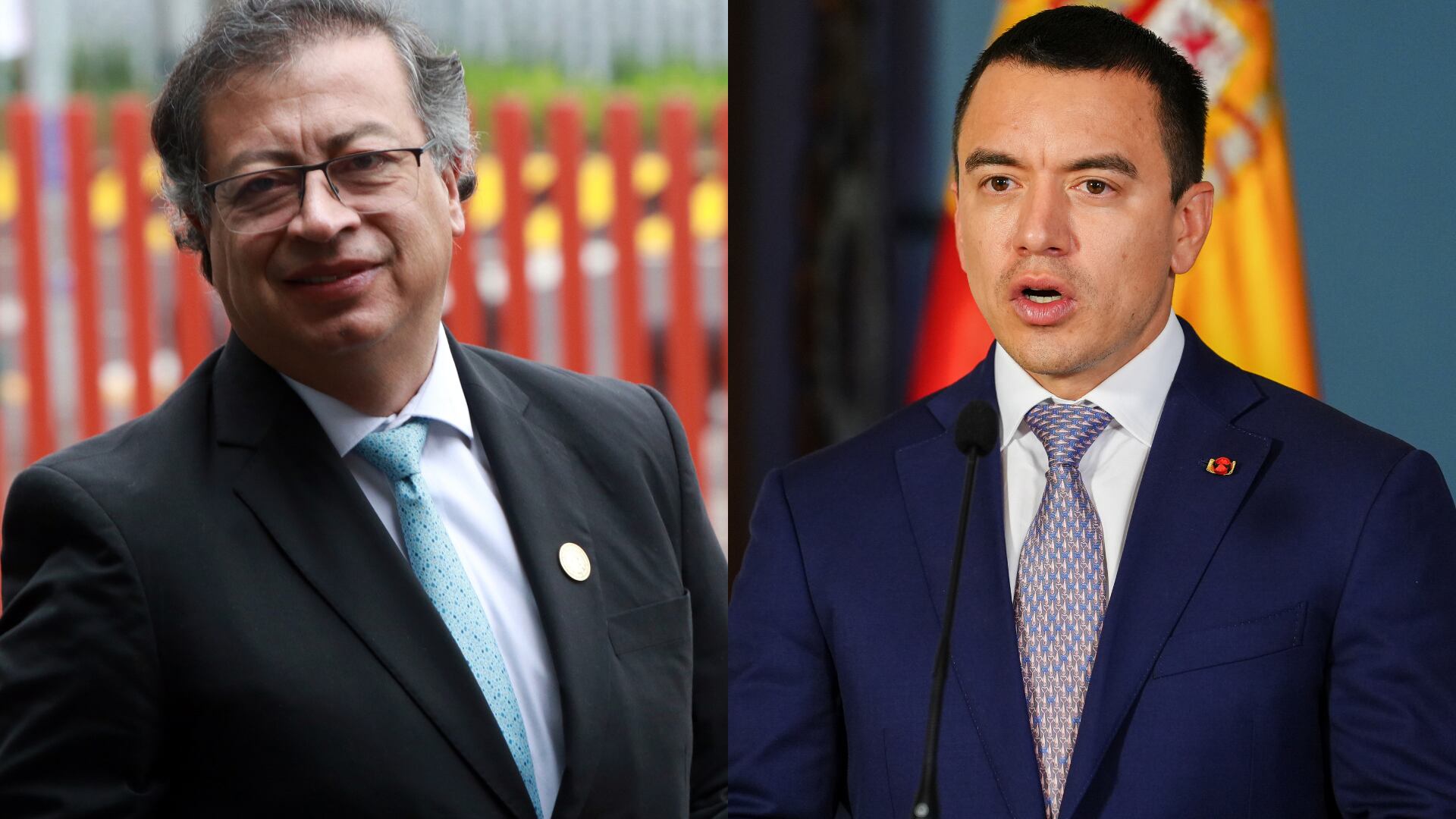 Petro asegura que el presidente de Ecuador, Daniel Noboa, está entregándole la frontera a la mafia.